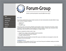 Tablet Screenshot of forum-groupllc.com